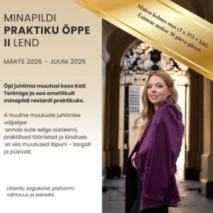 Minapildi restardi praktiku õpe (II lend) Märts 2026 – juuni 2026
